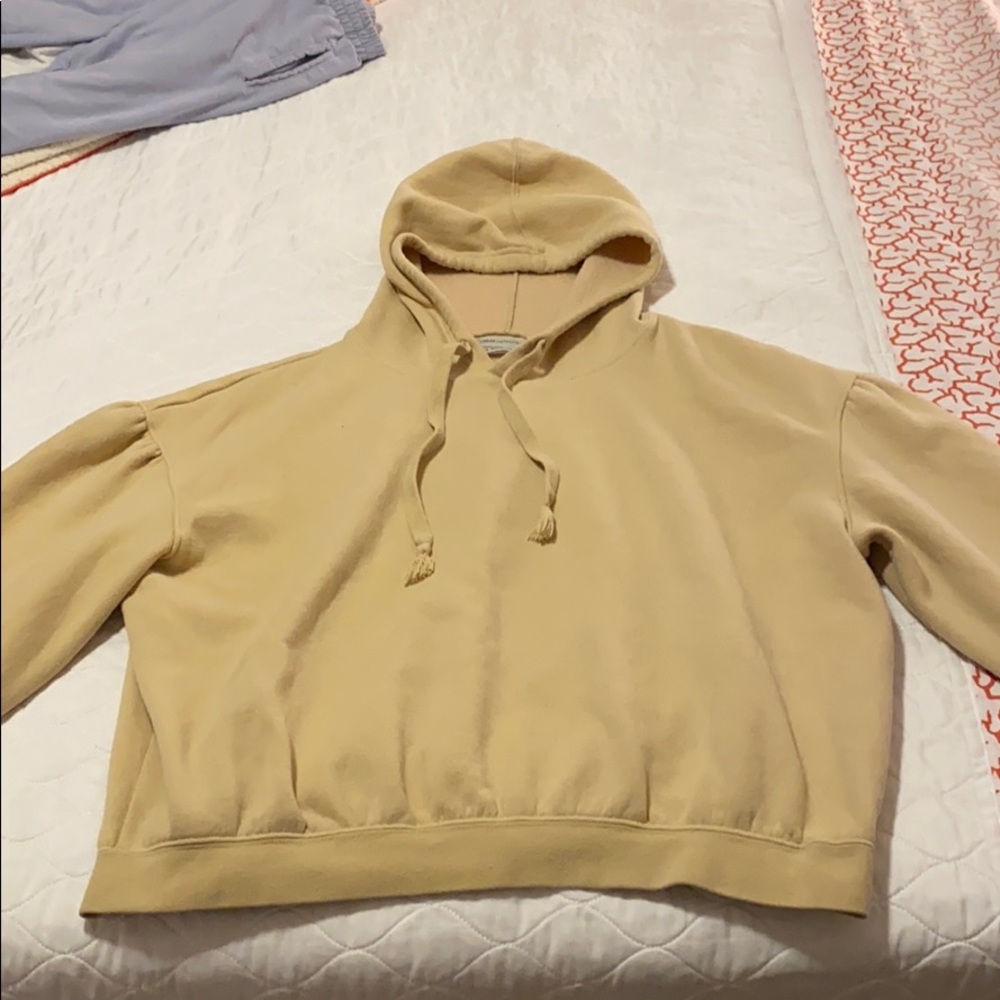 Urban Outfitters Cream Sweatshirt Hoodie